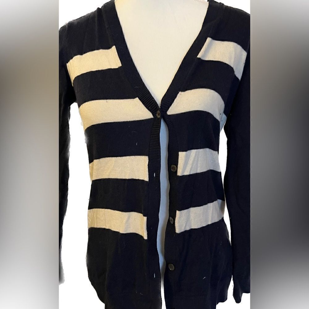 Gap wool blend striped cardigan, great condition